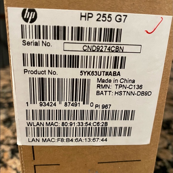 *SOLD* HP 255 G7 Notebook PC (SOLD!) - Picture 7 of 10